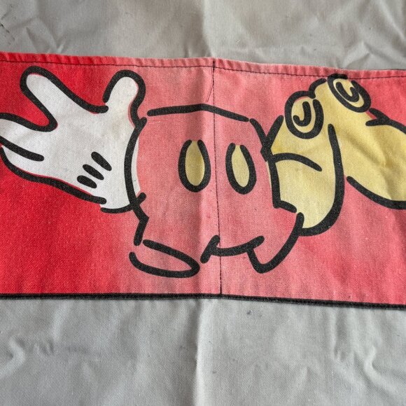 Disney Parks Mickey Mouse Chef's Culinary Cooking Apron w/ Classic Retro Design - Picture 3 of 4